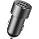 Зарядний пристрій Baseus High Efficiency One to Two Cigarette Lighte Black (CRDYQ-01)