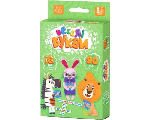 Настільна гра Danko Toys Веселі літери, українська (G-VB-01U)