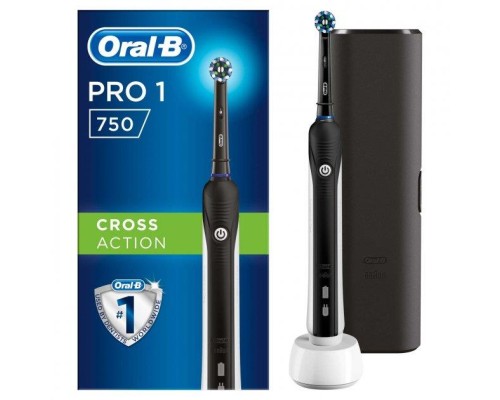 Електрична зубна щітка Oral-B Pro 750 D16.513.1UX 3756 Black Edition (4210201218463)