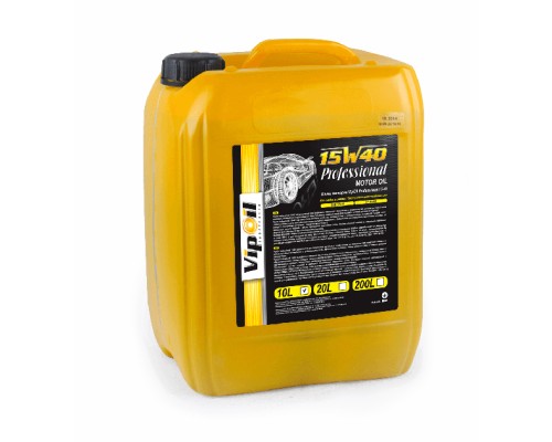 Моторна олива VIPOIL Professional 15W-40 SG/CD, 10л (0162845)