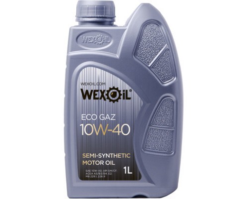 Моторна олива WEXOIL Eco gaz 10w40 1л (WEXOIL_62582)