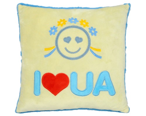 М'яка іграшка Tigres Подушка I love UA (ПД-0441)