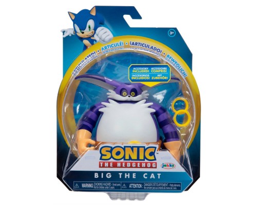 Фігурка Sonic the Hedgehog з артикуляцією - Модерн Кіт Біг 10 см (41680i-GEN) Фігурка Sonic the Hedgehog з артикуляцією - Модерн Кіт Біг 10 см (41680i-GEN)