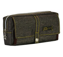 Пенал Cool For School 2 відділення Коричневий (J-2628-brown)