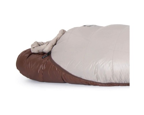 Спальний мішок Naturehike Snowbird NH20YD001 натуральний пух L Brown 560 g (6927595761298)