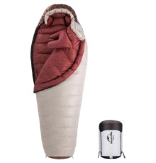 Спальний мішок Naturehike Snowbird NH20YD001 натуральний пух L Brown 560 g (6927595761298)