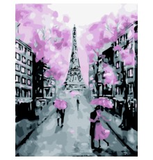 Картина по номерам ZiBi Рожевий настрій. 40*50 см ART Line (ZB.64171)