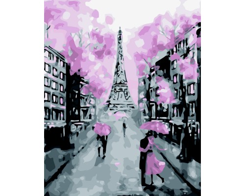 Картина по номерам ZiBi Рожевий настрій. 40*50 см ART Line (ZB.64171)