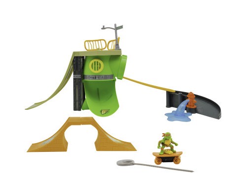 Ігровий набір Funrise TMNT Черепашки-ніндзя класичні Чумовий скейт-парк (71044)