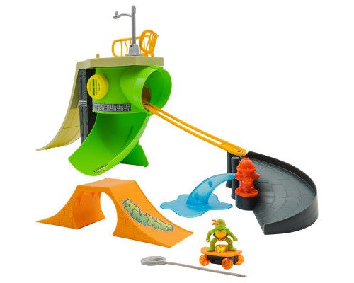 Ігровий набір Funrise TMNT Черепашки-ніндзя класичні Чумовий скейт-парк (71044)