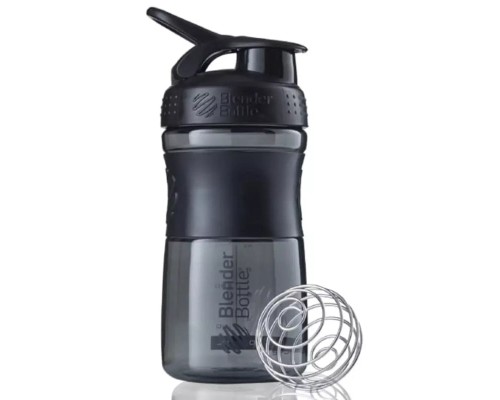 Шейкер спортивний BlenderBottle SportMixer Flip 20oz/590ml Black (SM 20oz Black)