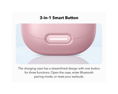 Навушники Anker SoundСore Liberty 4 NC Pastel Pink (A3947G51)
