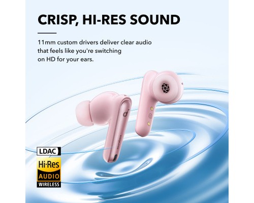 Навушники Anker SoundСore Liberty 4 NC Pastel Pink (A3947G51)