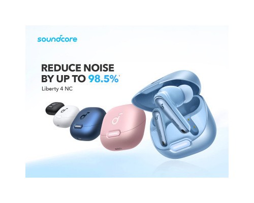 Навушники Anker SoundСore Liberty 4 NC Pastel Pink (A3947G51)