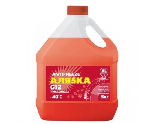 Антифриз Аляsка -40 G12 червоний 3л (3517) 