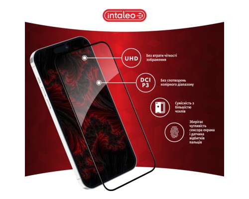 Скло захисне Intaleo Full Glue Apple iPhone 15 (1283126575242)