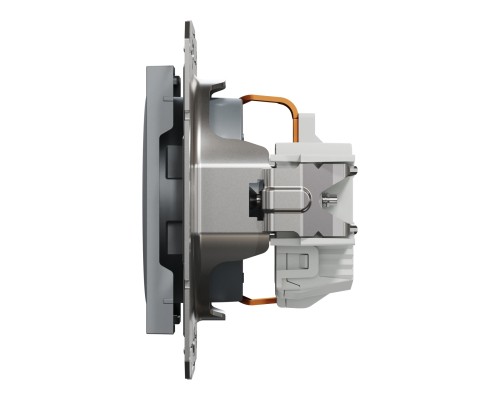Розетка Schneider Electric ASFORA сталь (EPH2900162) Розетка Schneider Electric ASFORA сталь (EPH2900162)