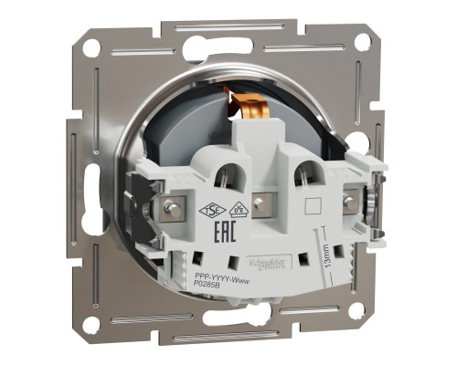 Розетка Schneider Electric ASFORA сталь (EPH2900162) Розетка Schneider Electric ASFORA сталь (EPH2900162)