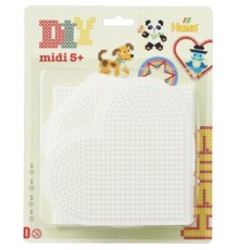 Набір для творчості Hama набір полів для термомозаїки (круг, серце, квадрат, шестикутник) (HM-4580)