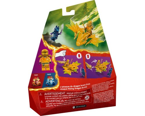 Конструктор LEGO NINJAGO Атака повсталого дракона Аріна 27 деталей (71803)