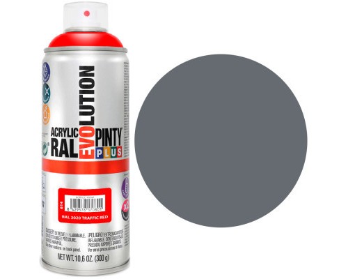 Фарба-аерозоль Pintyplus на водній основі Evolution Ral 7011 Сіра темна 400 мл (8429576208207)