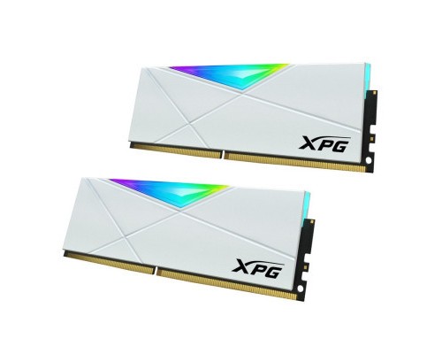 Модуль пам'яті для комп'ютера DDR4 64GB (4x16GB) 3600 MHz XPG Spectrix D50 RGB White ADATA (AX4U360016G18I-QCWH50)