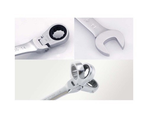 Ключ KING TONY комбінований з тріскачкою 12 шт. (13012MR)