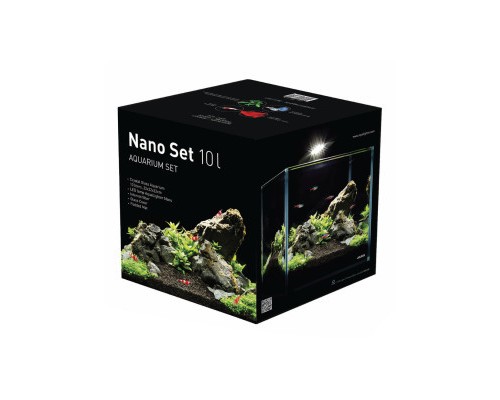 Акваріум Aqualighter набір NaGLASS Nano Set 220 мм 10 л (7142) Акваріум Aqualighter набір NaGLASS Nano Set 220 мм 10 л (7142)