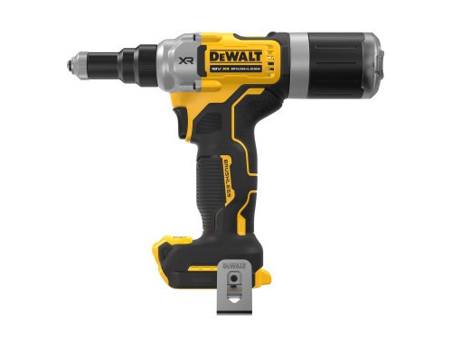 Заклепувальник DeWALT 18 В XR Li-Ion, 20 kN, d.закл.=4.8-6.4 мм (без АКБ та ЗП) (DCF414NT)