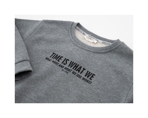 Спортивний костюм дитячий Breeze на манжетах (18372-140B-gray)