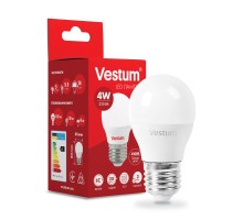 Лампочка Vestum G45 4W 4100K 220V E27 (1-VS-1205)
