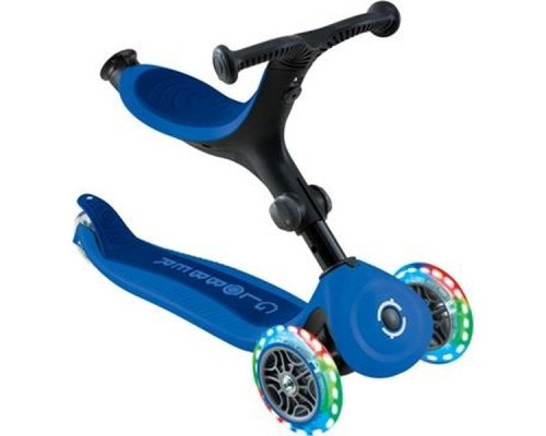 Самокат Globber Go Up Active 1+ до 20/50 кг Led синій/темно-синій (744-100)