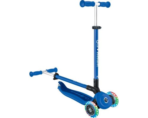 Самокат Globber Go Up Active 1+ до 20/50 кг Led синій/темно-синій (744-100)