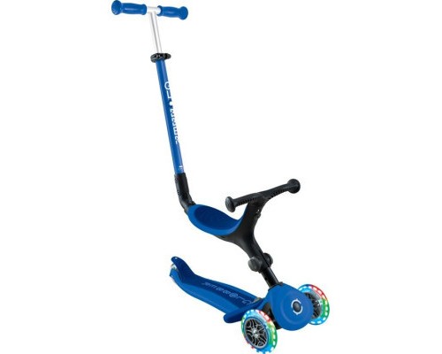 Самокат Globber Go Up Active 1+ до 20/50 кг Led синій/темно-синій (744-100)