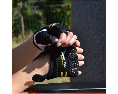 Рукавички для фітнесу Power System PS-2100 Basic EVO Black/Yellow Line XXL (PS_2100E_XXL_Black/Yellow) Рукавички для фітнесу Power System PS-2100 Basic EVO Black/Yellow Line XXL (PS_2100E_XXL_Black/Yellow)