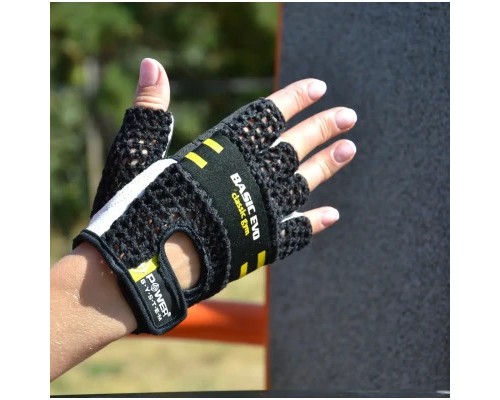 Рукавички для фітнесу Power System PS-2100 Basic EVO Black/Yellow Line XXL (PS_2100E_XXL_Black/Yellow) Рукавички для фітнесу Power System PS-2100 Basic EVO Black/Yellow Line XXL (PS_2100E_XXL_Black/Yellow)