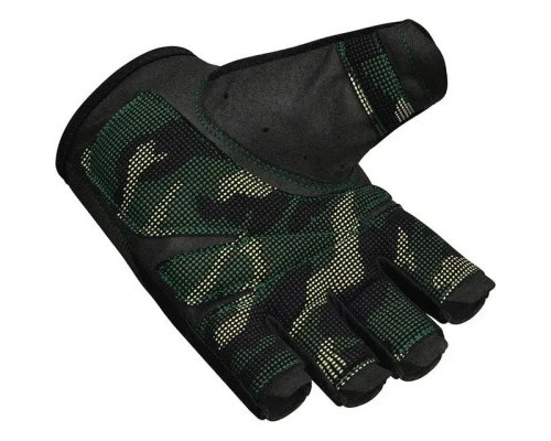 Рукавички для фітнесу RDX T2 Half Army Green M (WGA-T2HA-M)