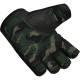 Рукавички для фітнесу RDX T2 Half Army Green M (WGA-T2HA-M)