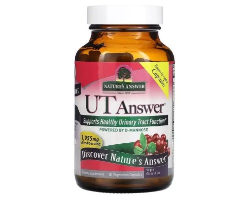 Вітамінно-мінеральний комплекс Nature's Answer Здоров'я сечовивідних шляхів, UT Answer, 90 вегетаріанських (NTA-26375)