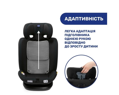 Автокрісло Chicco Mokita Air i-Size Чорне (87034.72)