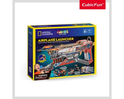 Пазл Cubic Fun Набір для моделювання STEM Пускова установка для літаків (DS1091h)