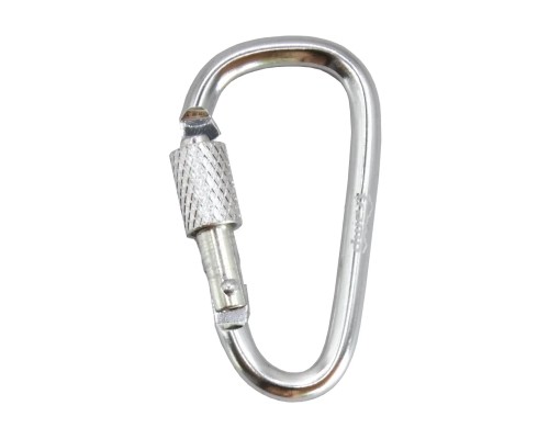 Карабін туристичний Tramp Набір 10 шт з муфтою 5 cм Silver (UTRA-299-silver)