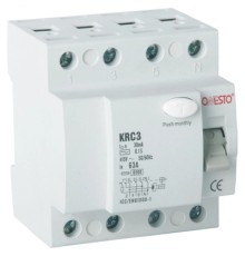 Диференційне реле (ПЗВ) ONESTO 3п+N 32А RCD 30mA, тип AC (KRC3) (5810.)