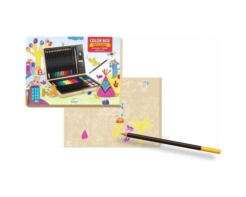 Набір для творчості Djeco Малювання Кольорова коробка (DJ08797)