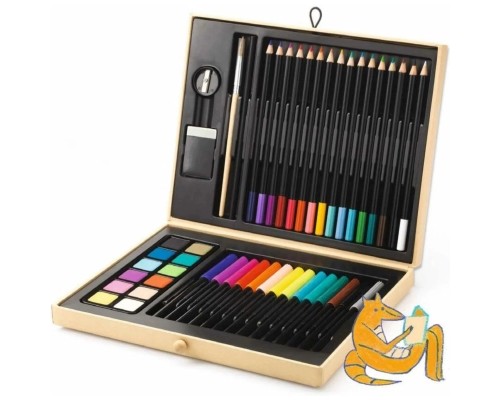 Набір для творчості Djeco Малювання Кольорова коробка (DJ08797)