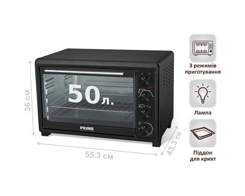 Електропіч PRIME Technics PEO 5050 B Електропіч PRIME Technics PEO 5050 B