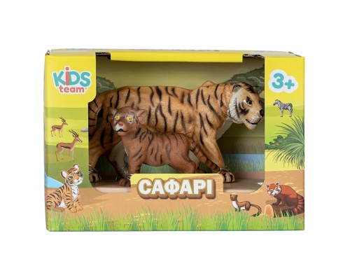 Фігурка Kids Team набір Сафарі Тигр та тигреня (Q9899-A20_1)