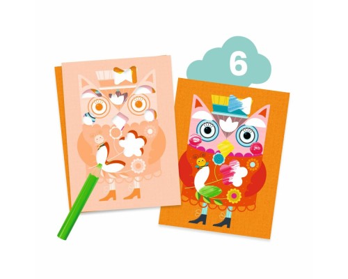 Набір для творчості Djeco Котик та його друзі (DJ09292)