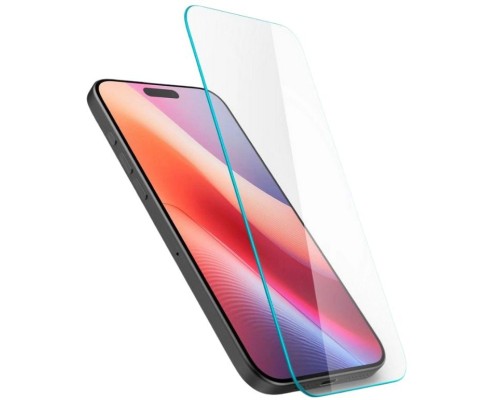 Скло захисне Spigen iPhone 16 Plus/15 Plus Glas tR SLIM HD (1 Pack) (AGL06890)