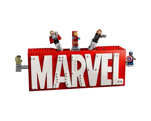 Конструктор LEGO Super Heroes Логотип і мініфігурки MARVEL (76313)